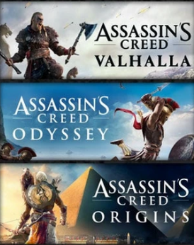 ASSASSIN'S CREED ORIGINS + ODYSSEY + VALHALLA