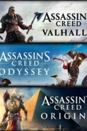 ASSASSIN'S CREED ORIGINS + ODYSSEY + VALHALLA