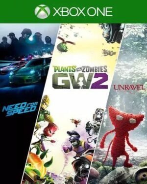 NEED FOR SPEED 2015 + PLANTS VS ZOMBIES 2 + UNRAVEL - XBOX